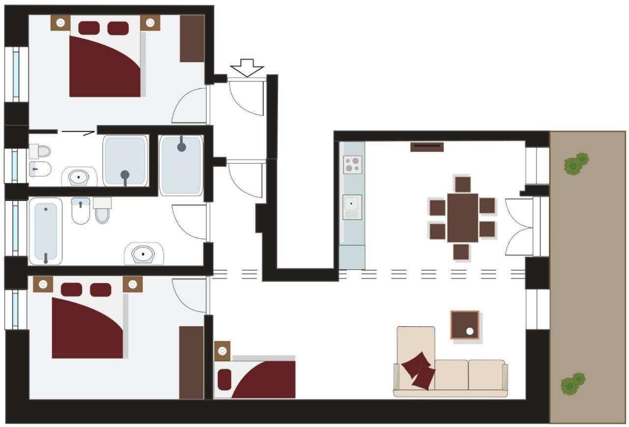 Tyrol Living & Cafe Apartment Nova Levante Exterior foto
